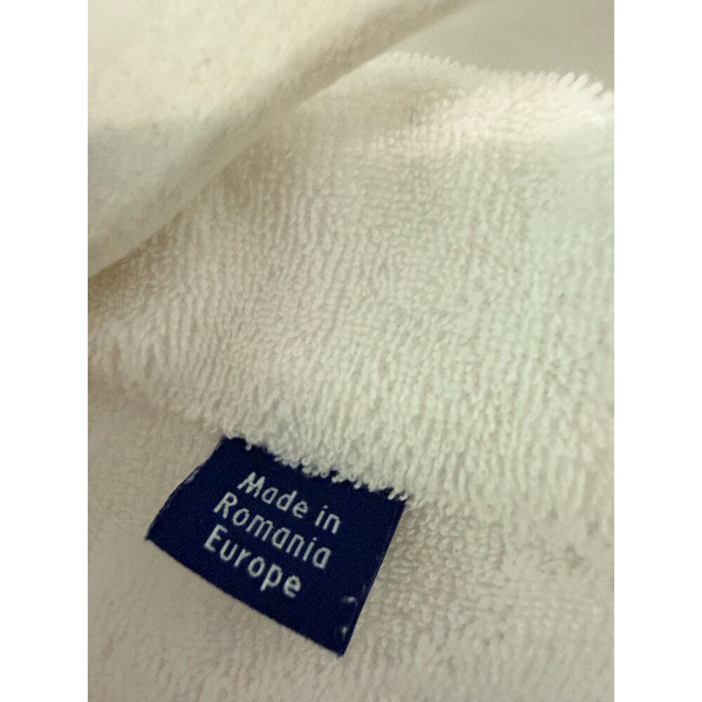 Eton White Terry Cloth Button-Front Shirt | 100% Cotton | Made in Europe | M - Picture 5 of 7